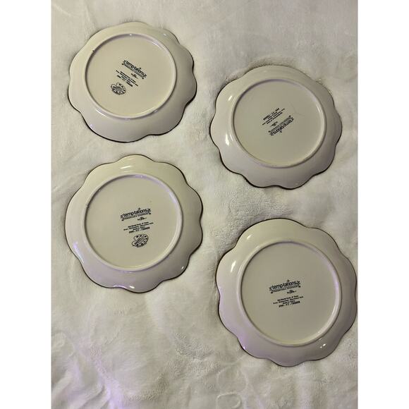 Temptations by Tara Old World Vivid. 4 plates 8in diameter. - Picture 3 of 7